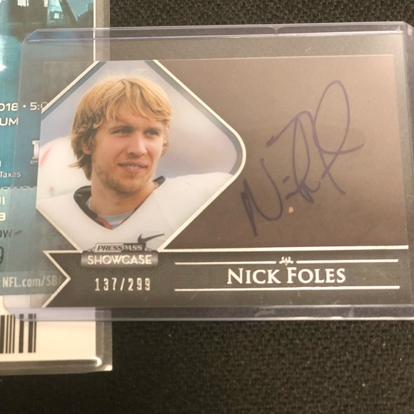 Nick foles autograph rc. Numbered to 299 - Picture 1 of 3